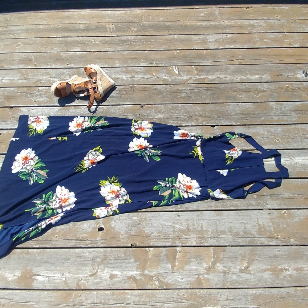 Beautiful Open Back Maxi Dress